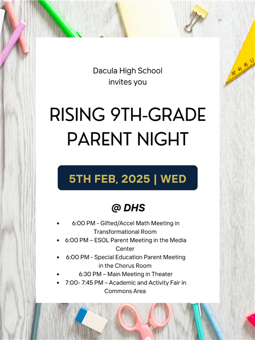 Rising 9th Grade